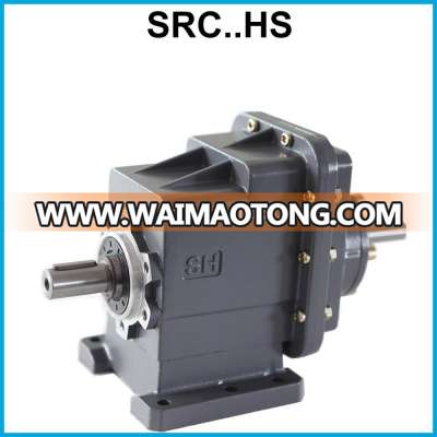 Footed motor Two-staged Speed Reduction Helical Gearbox Reducer