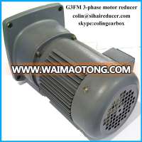 G3FM helical gear motor speed reducer transmission